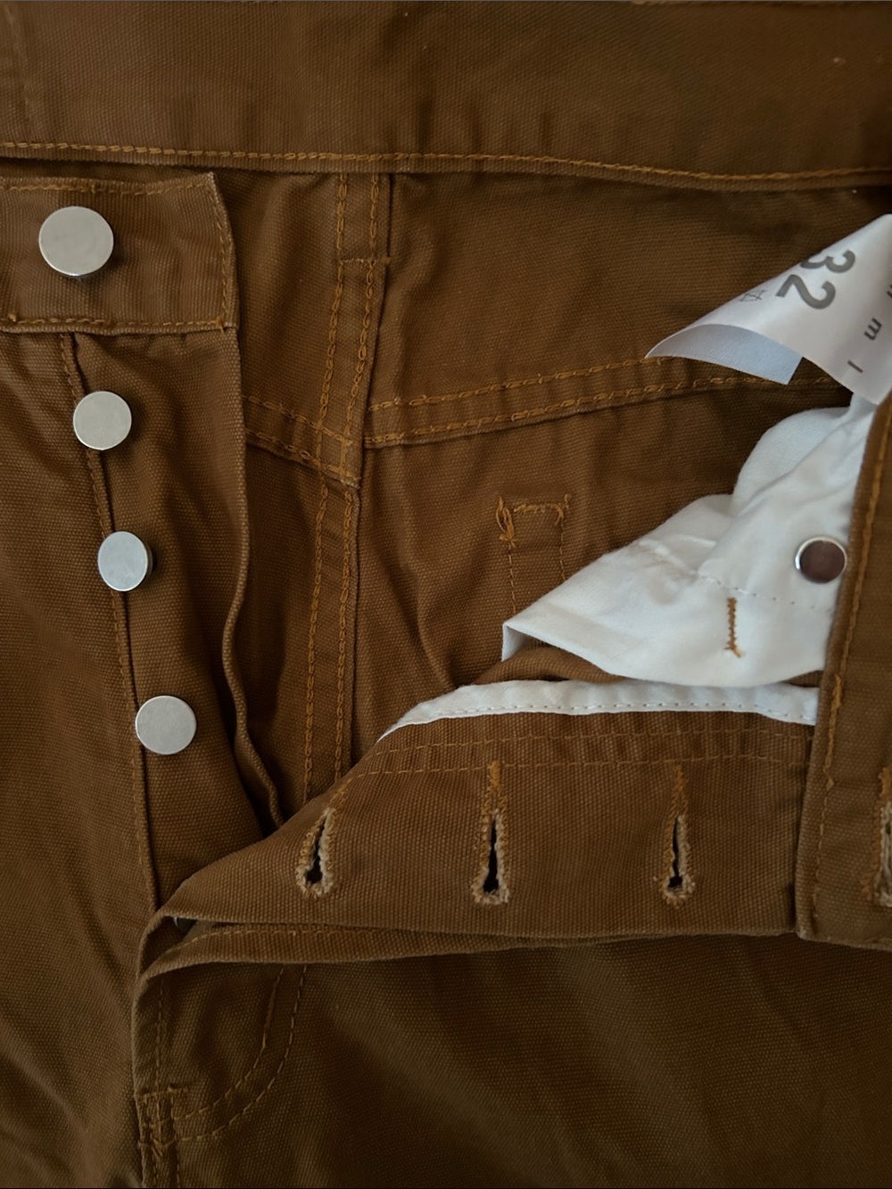 MNML Brown Paint-Splatter Pants - Picture 7 of 8